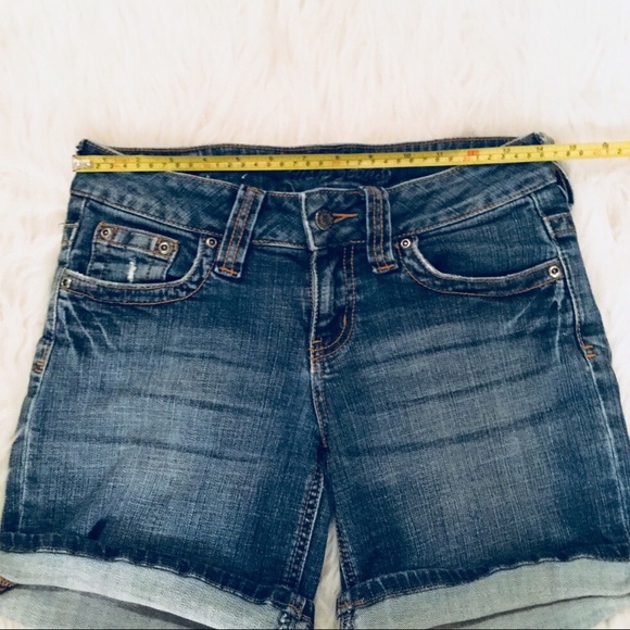 Dish Jeans Distressed Denim Shorts Size 26 - Picture 6 of 7